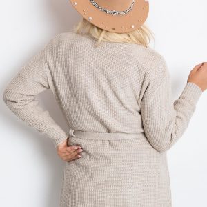 Beige plus size Fluent sweater