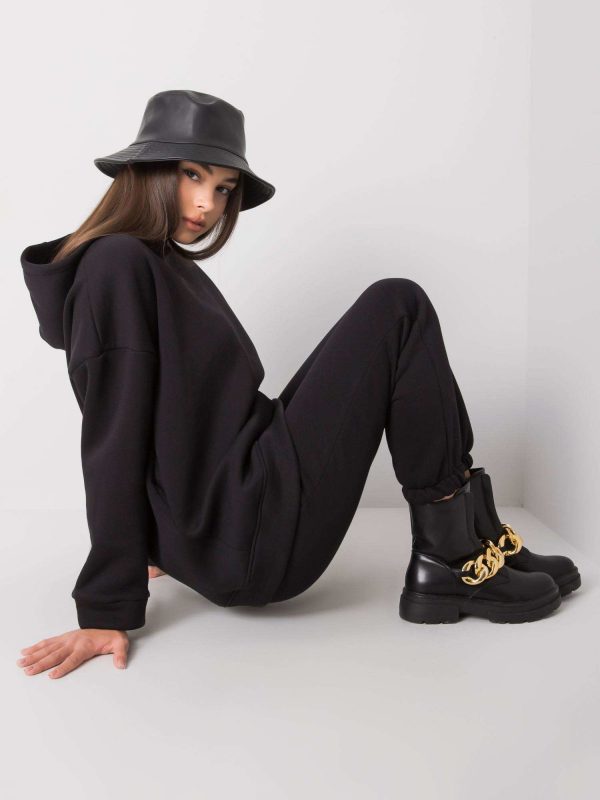 Dillon's Black Two-Piece Tracksuit Set