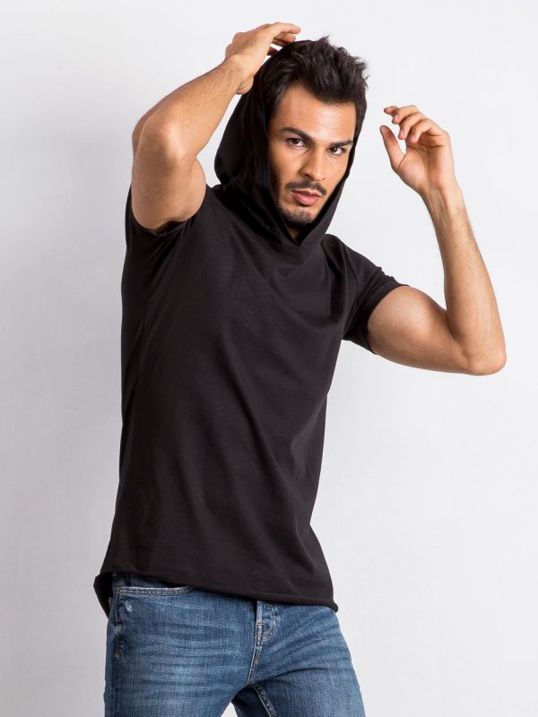 Men's Black T-Shirt Lifter