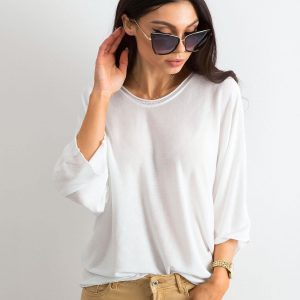 White Women's Oversize Blouse