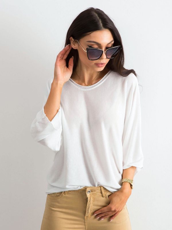 White Women's Oversize Blouse