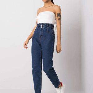 Blue mom jeans Deborah RUE PARIS