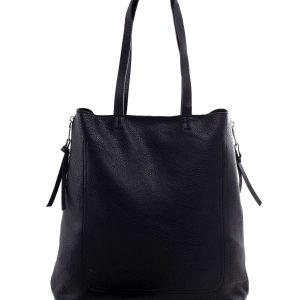 Black Eco Leather Bag