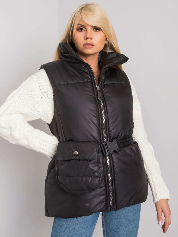 Black Effie Down Vest