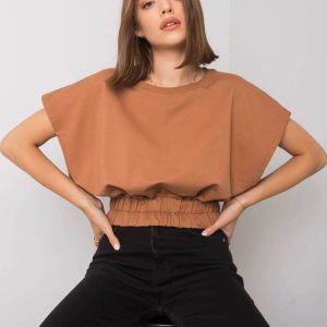 Light Brown Short Sweatshirt Antigua