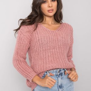 Dirty pink knitted sweater Worthington RUE PARIS