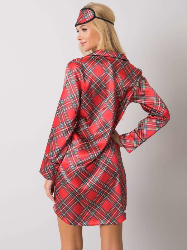 Red Plaid Nightdress