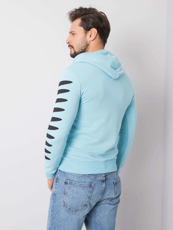 Blue Men's Hoodie Chase