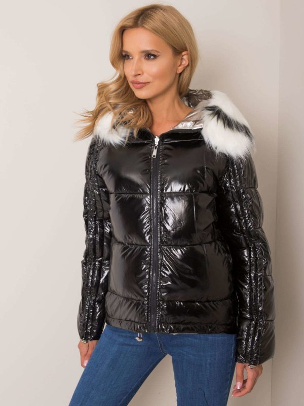 Black double-sided jacket Francesca