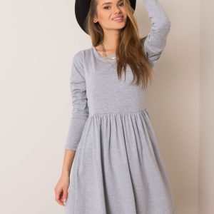 Grey melange dress Vega RUE PARIS