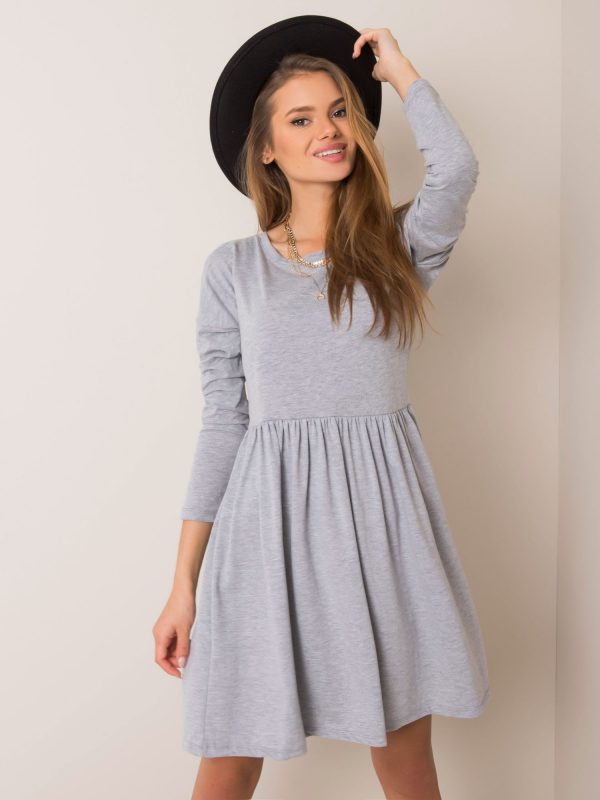 Grey melange dress Vega RUE PARIS