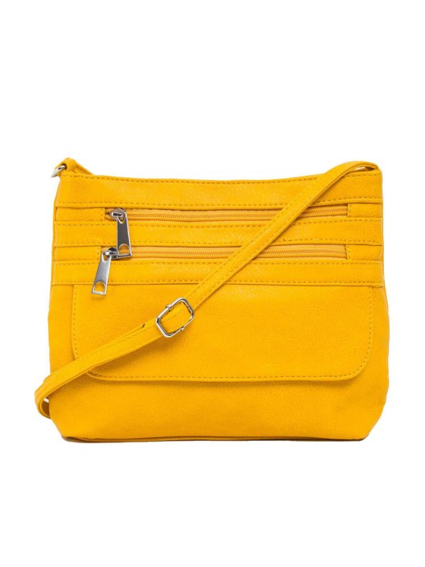 Yellow Eco Leather Handbag