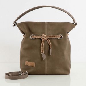 Beige eco-leather bag