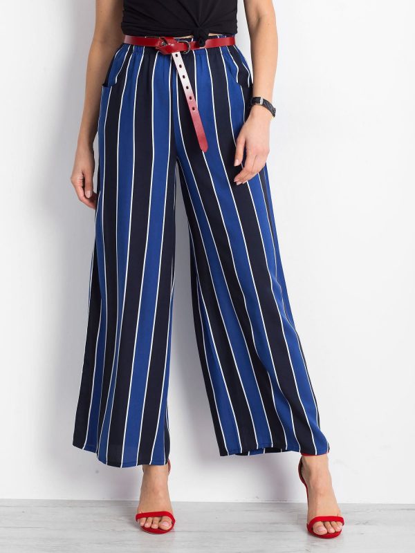 Navy blue Flowing pants