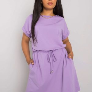 Purple Plus Size Basic Kori Dress