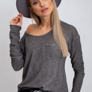 Dark Grey Farah Blouse