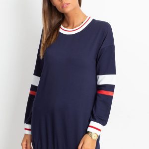 Navy blue Jewel tunic