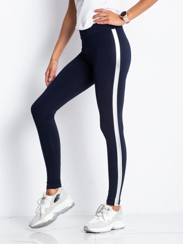 Navy Blue Hedonistic Leggings