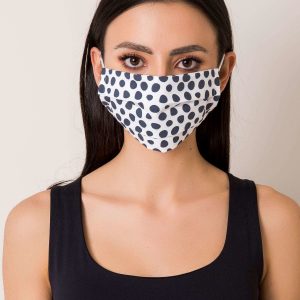 White and black reuse protective mask