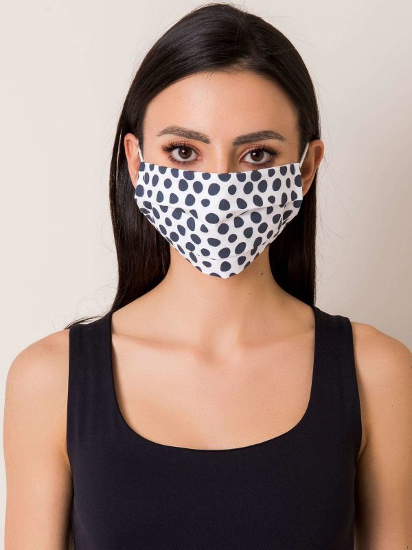 White and black reuse protective mask