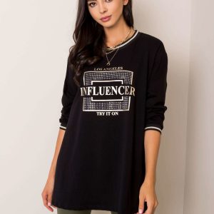 Dorianna black sweatshirt