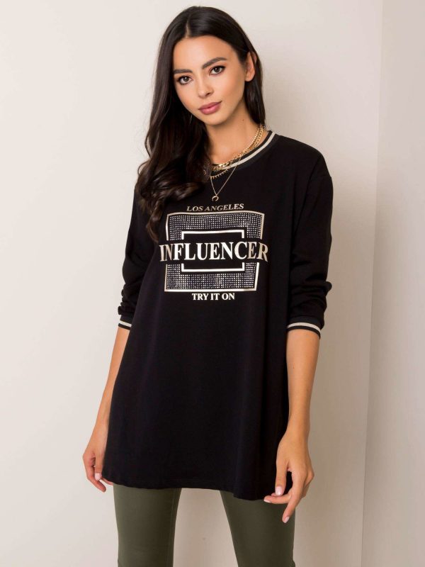 Dorianna black sweatshirt