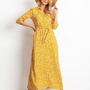 RUE PARIS Mustard Dress Icon