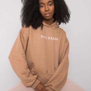 Camel quilting sweatshirt Hanna RUE PARIS