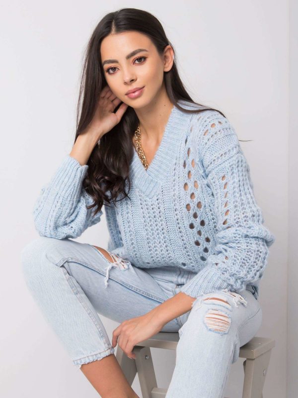 Hilary light blue sweater