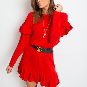 Red Frills Dress