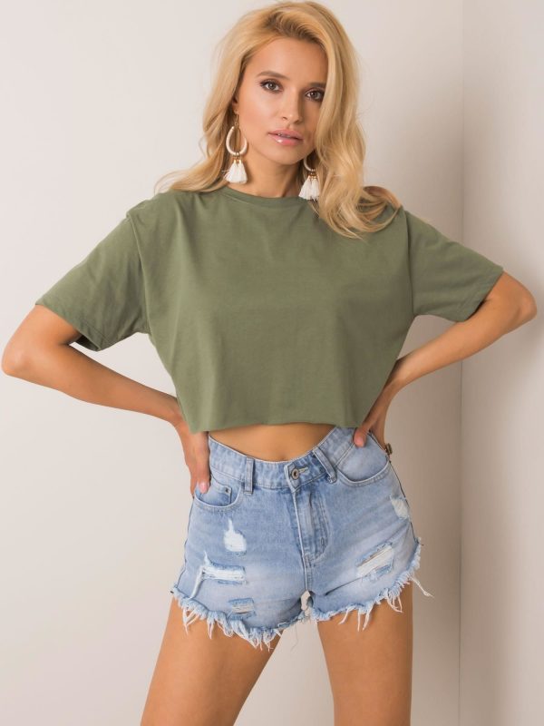 Khaki t-shirt Vicky RUE PARIS