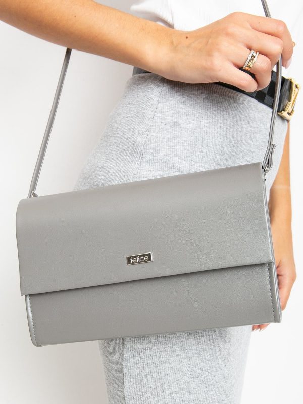 Dark Grey Clutch