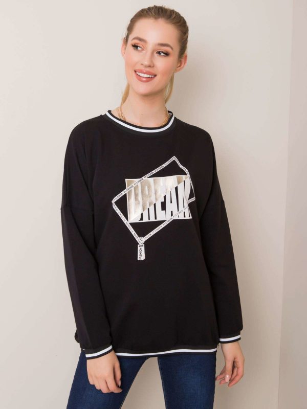 Black sweatshirt Margaretta