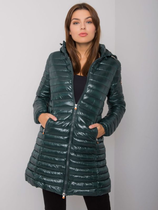 Ayline Green Hooded Jacket