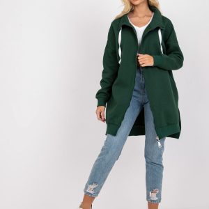 Dark Green Hoodless Sweatshirt Morocco