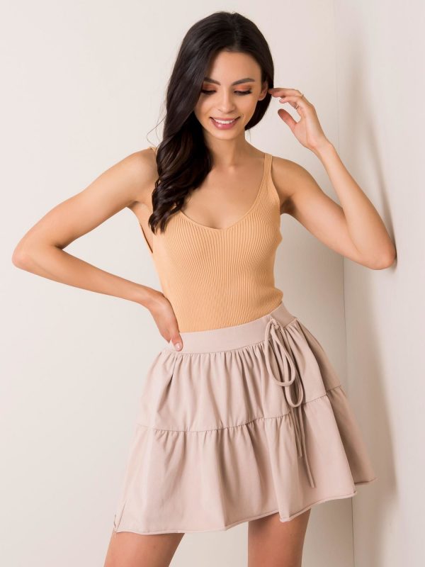 Beige skirt Brigette RUE PARIS