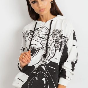 Naomi White Sweatshirt