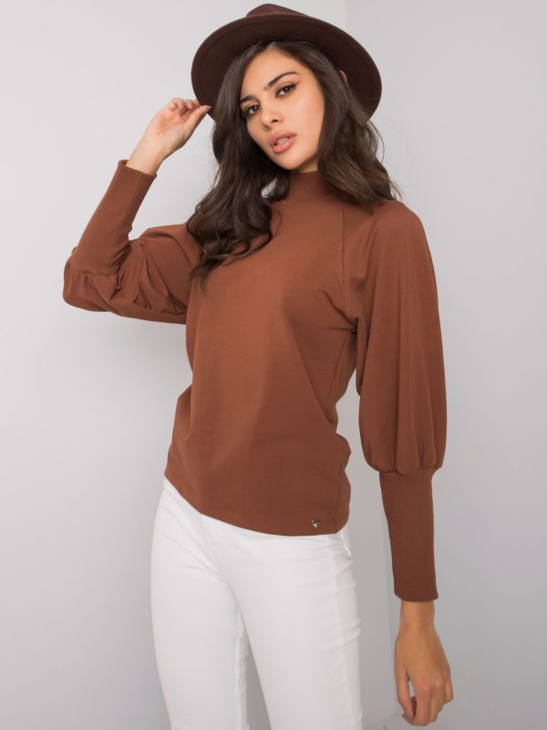 Brown Lanciano Cotton Blouse