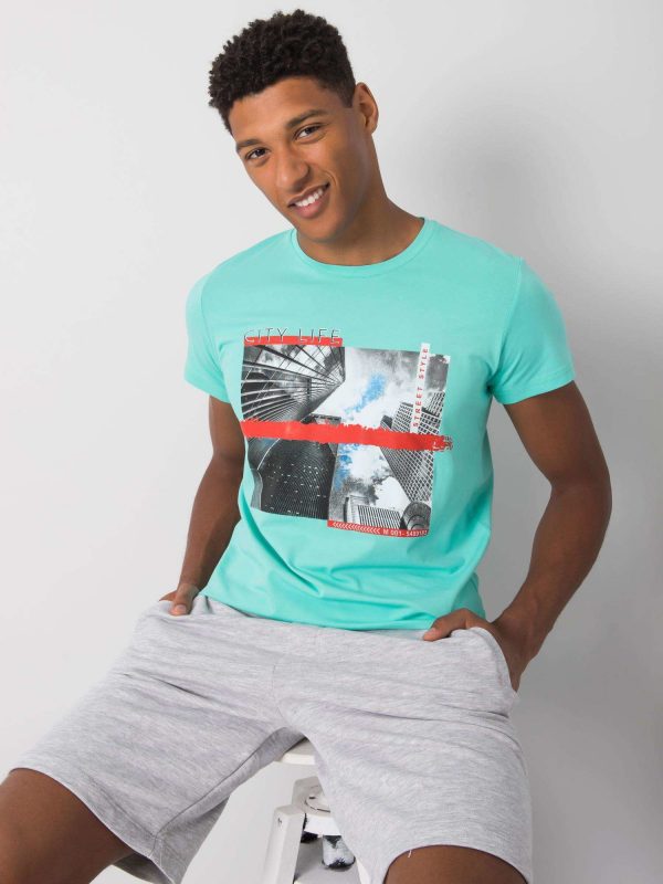 Mint t-shirt for men with print Deacon