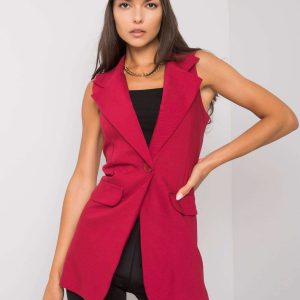 Maroon Elegant Vest Nikka