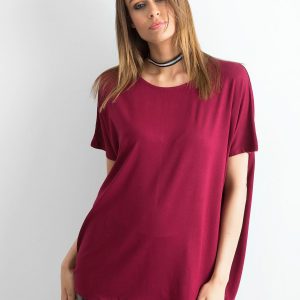 Burgundy Oversize blouse