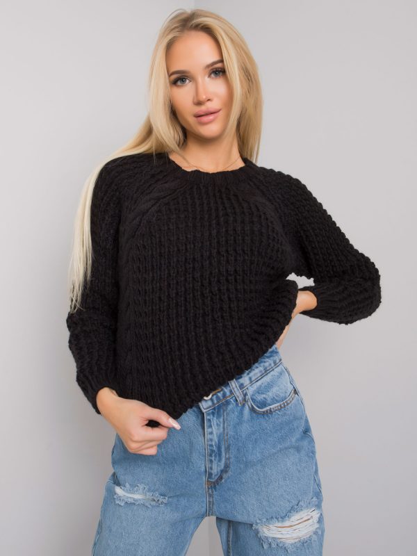 Jacksonville RUE PARIS black wool sweater