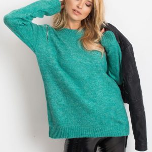 RUE PARIS Turquoise Sweater Sound