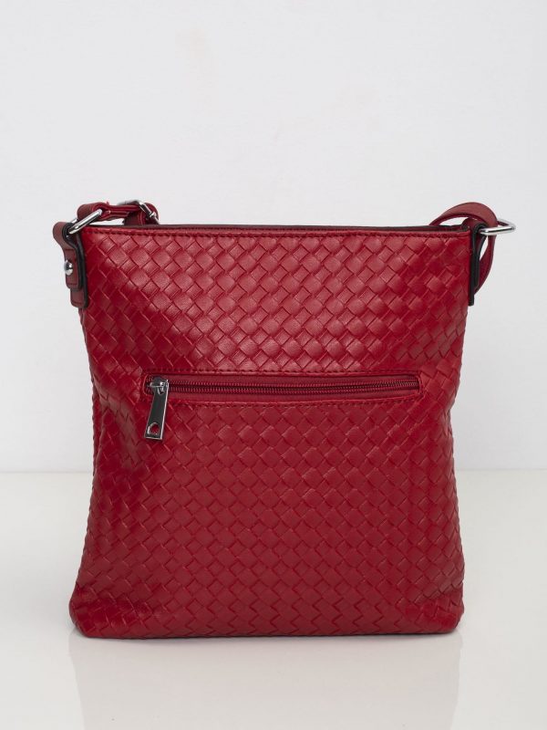 Red Braided Handbag