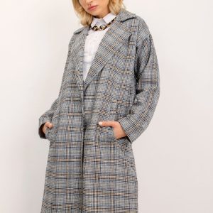 BSL Grey Plaid Coat