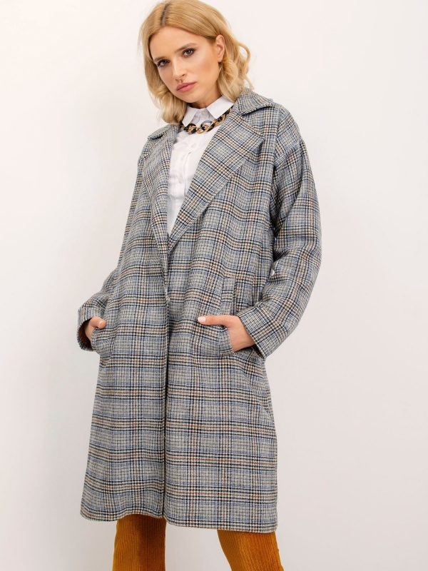 BSL Grey Plaid Coat