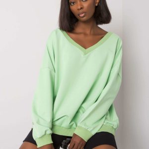 Lilyana Pistachio Hoodless Sweatshirt