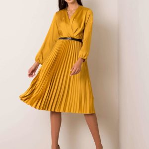 Royal mustard dress