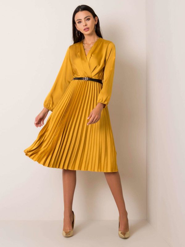 Royal mustard dress