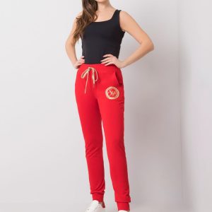 Red sweatpants Stylish